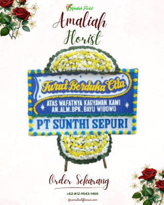 Papan Bunga Duka di Akeguraci